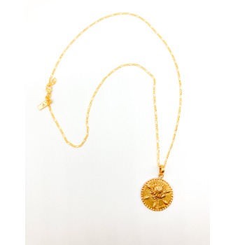 Protea Medallion necklace.