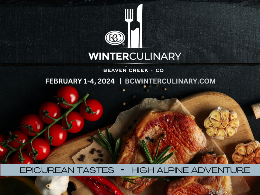Winter Culinary weekend poster